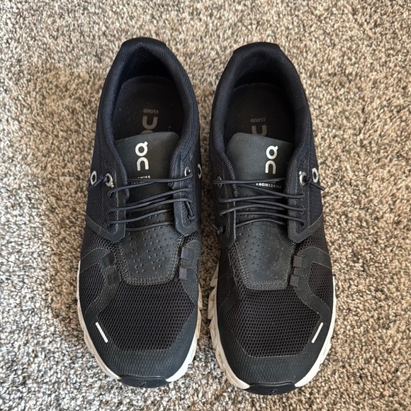 On Running Women's Black Sneakers - Picture 1 of 5